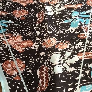 COPY - Ann Taylor- never worn; aquas, browns. Brand new.